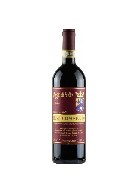 Brunello di Montalcino Poggio di Sotto Riserva 2010 0,75 lt.