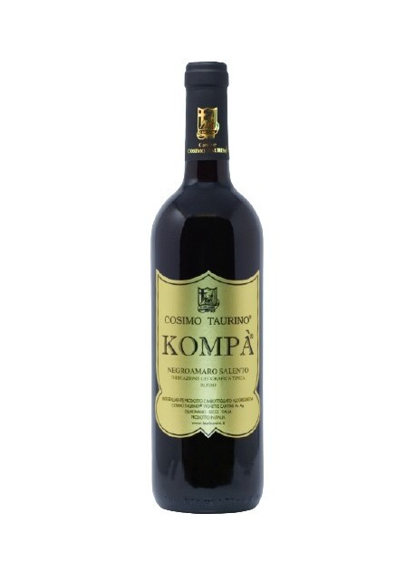 Negroamaro Kompà Cosimo Taurino 2015,75 lt.