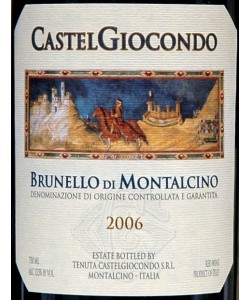 Brunello di Montalcino Frescobaldi Castelgiocondo 2006