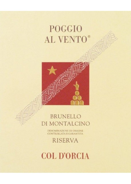 Brunello di Montalcino Col d'Orcia Poggio al Vento Riserva 2004