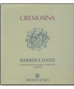 Etichetta Barbera D'Asti DOCG Superiore Bersano Cremosina 2000