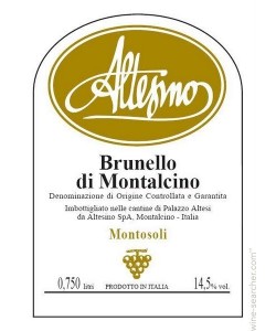 Brunello di Montalcino DOCG Altesino Montosoli 2008