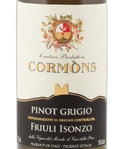 Friuli Isonzo DOC Cormòns Pinot Grigio 2013