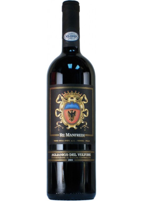 Aglianico del Vulture DOC Re Manfredi 2009