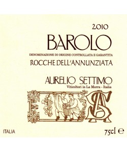 Barolo DOCG Aurelio Settimo Rocche dell'Annunziata 2010