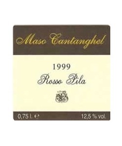 Trentino DOC Maso Cantanghel Cabernet Sauvignon Pila Rosso 1999
