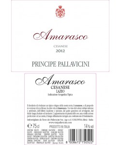 Lazio IGT Principe Pallavicini Cesanese Amarasco 2013