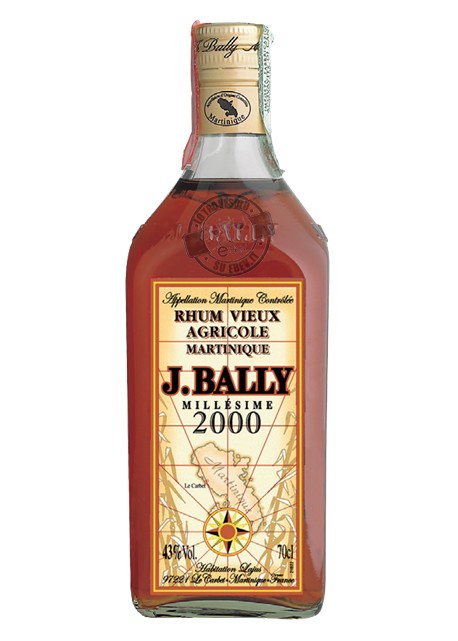 Rum J.Bally Vieux Agricole Millésime 2000