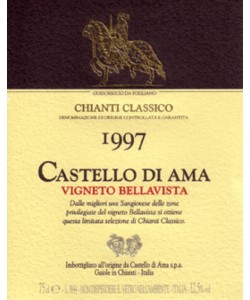 Chianti Classico DOCG Castello di Ama Vigneto Bellavista Magnum 1997
