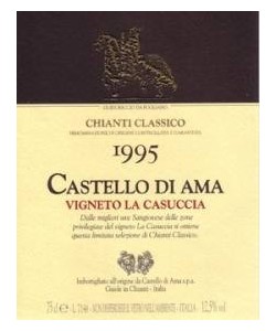 Chianti Classico DOCG Castello di Ama Vigneto La Casuccia 1995