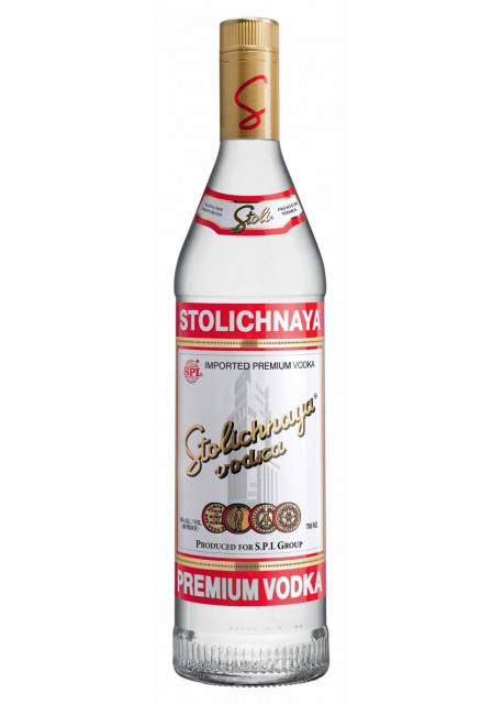 Vodka Stolichnaya Etichetta Rossa