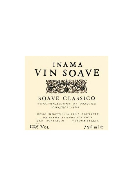 Etichetta Soave Classico DOC Inama Vin Soave 2015