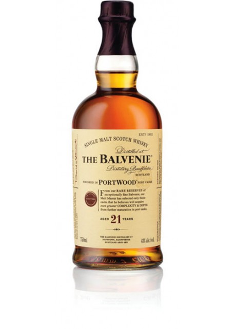 Scotch Whisky The Balvenie 21 Years Old Single Malt Port Wood