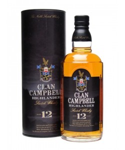 Scotch Whisky Clan Campbell Highlander 12 Years Blended