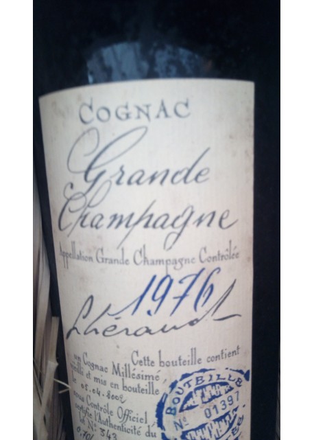 Cognac Grande Champagne Lheraud 1976