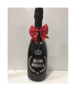 Prosecco De Faveri 1,5 l - Bottiglia personalizzata per auguri di Natale