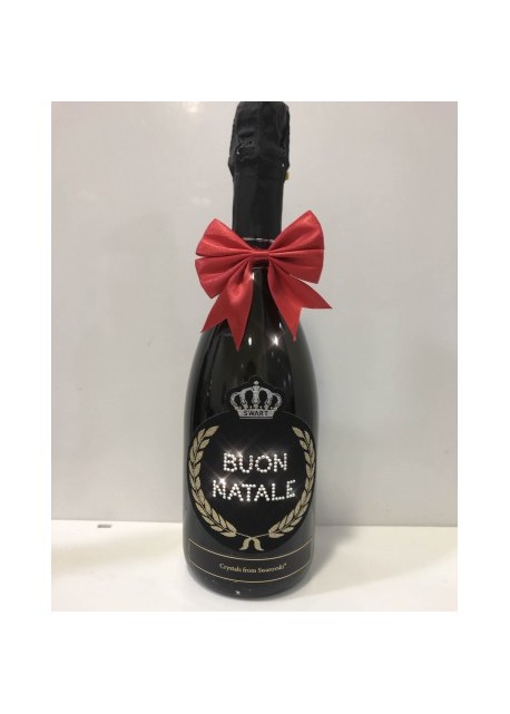 Prosecco De Faveri 1,5 l - Bottiglia personalizzata per auguri di Natale