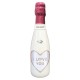 Bottiglia personalizzata con Swarovski - San Valentino I LOVE YOU