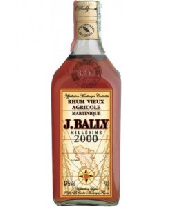 Rum J.Bally Vieux Agricole Millésime 2000