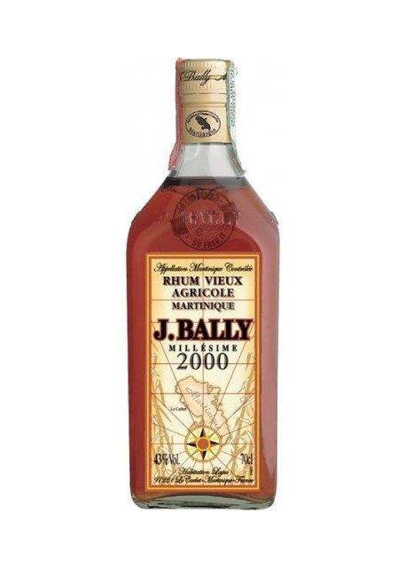 Rum J.Bally Vieux Agricole Millésime 2000