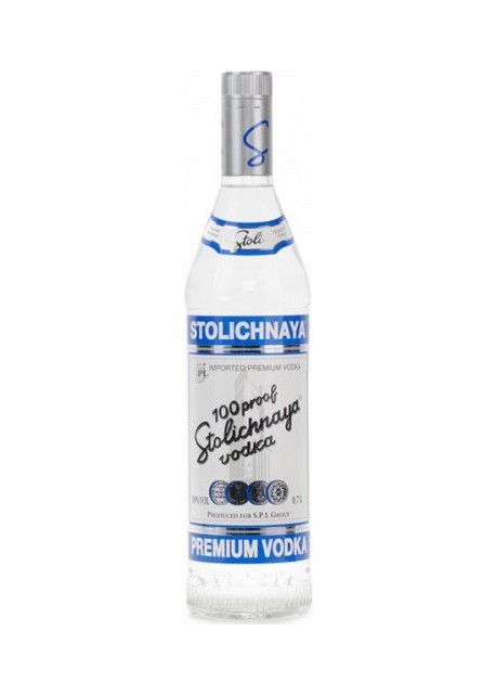 Vodka Stolichnaya Etichetta Blu 100 Proof 0,70 lt.