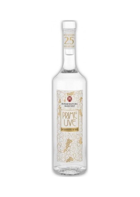 Grappa Prime Uve 25° Anniversario Bonaventura Maschio 0,70 lt.