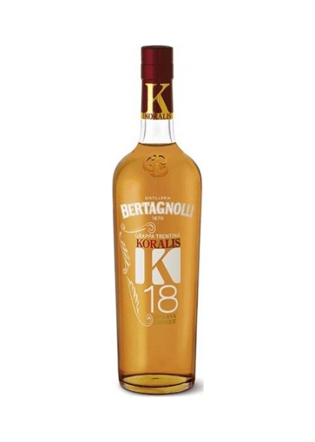 Grappa Bertagnolli Koralis Barrique 0,70 lt.