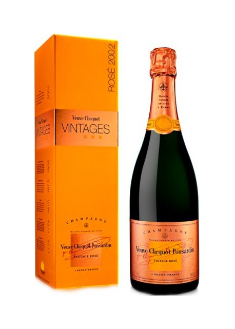 Champagne Veuve Clicquot Vintage Rosè Millesimato 2002 0,75 lt.