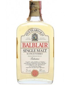 Whisky Balblair Pure Malt 5 Anni 0,70 lt.