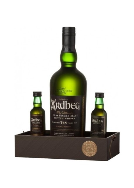 Whisky Ardbeg Single Malt 10 anni Exploration Pack 0,70 lt.