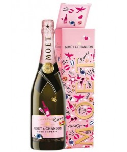 Champagne Moet & Chandon Rosè Imperial Brut Love 0,75 lt.