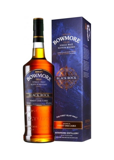 Whisky Bowmore Single Malt Black Rock Finest Oak 1 lt.