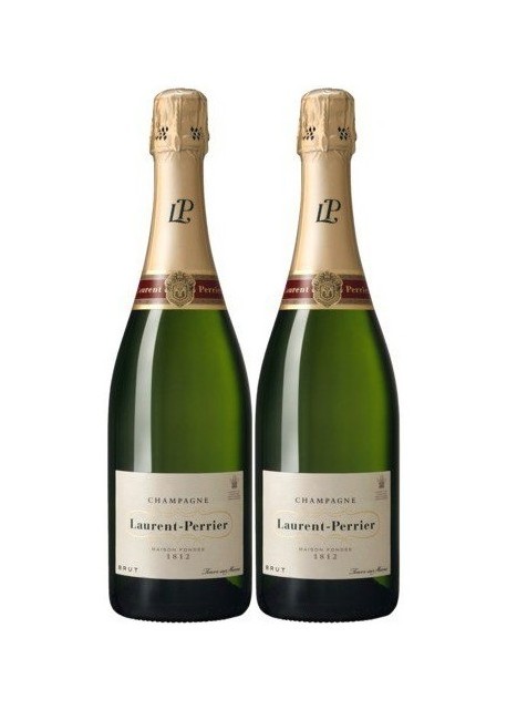 Champagne Laurent Perrier Brut Confezione 2 Bottiglie 0,75 lt.