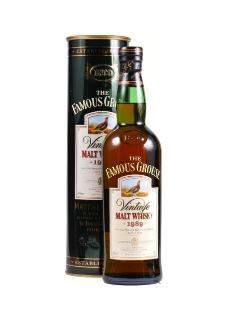 Whisky Famous Grouse Malt 12 anni 1989 0,70 lt.