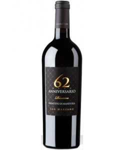 Primitivo di Manduria Cantine San Marzano Anniv.62 Riserva 2017 0,75 lt.