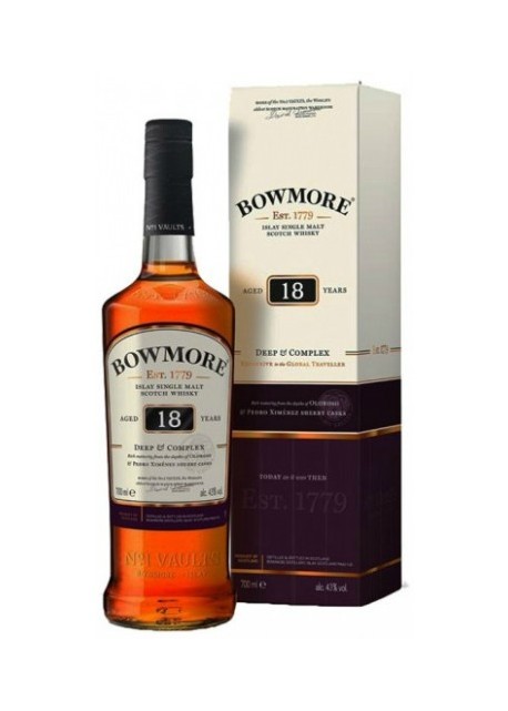 Whisky Bowmore Single Malt 18 anni Deep & Complex 0,70 lt.