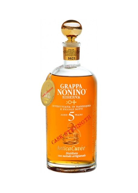 Grappa Nonino Antica Cuvèe Barrique Cask Strength 5 anni Riserva 0,70 lt.