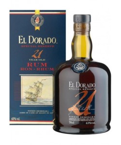 Vendita online Rum El Dorado Demerara  21 anni  0,70 lt.