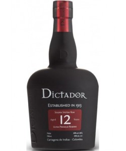 Vendita online Rum Dictador 12 anni  0,70 lt.