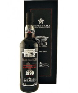 Vendita online Rum Nation Demerara 25 anni 1990 0,70 lt.