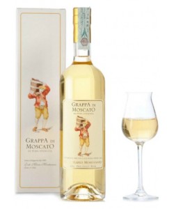 Vendita online Grappa di Moscato Mario Montanaro 0,75 lt.