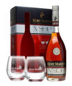 Vendita online Cognac Remy Martin VSOP Con Bicchieri 0,70 lt.