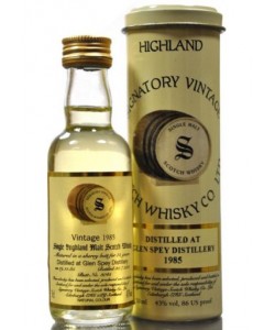 Vendita online Whisky Glen Spey Signatory Vintage 15 anni 1985 0,70 lt.