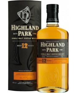 Vendita online Whisky Highland Park 12 anni 0,70 lt.