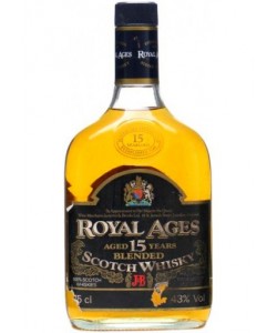 Vendita online Whisky Royal Ages 15 Anni J&B 0,75 lt.
