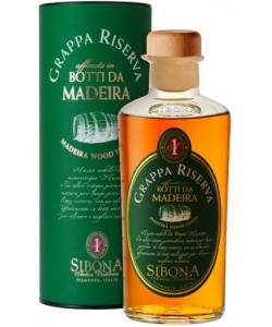 Vendita online Grappa Botti da Madeira Riserva Sibona 0,50 lt.