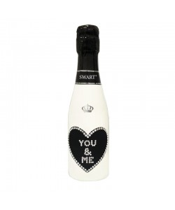 Vendita online Bottiglia personalizzata con Swarovski - San Valentino You & Me