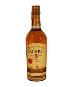 Vendita online Rum Bacardi 5 anni 0,70 lt.