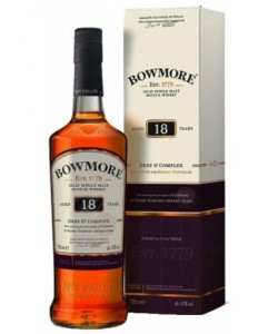 Vendita online Whisky Bowmore Single Malt 18 anni Deep & Complex  0,70 lt.