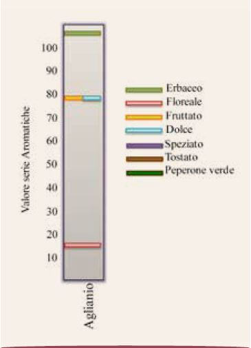 Serie aromatica globale uva Aglianico